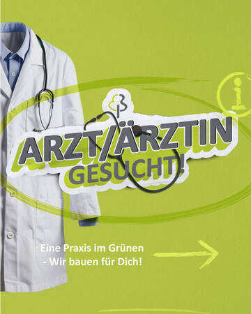 Social-Media Kampagne zur Arztsuche, Abbildung 01, Arzt oder Ärztin gesucht