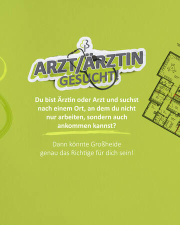 Social-Media Kampagne zur Arztsuche, Abbildung 02, Arzt oder Ärztin gesucht
