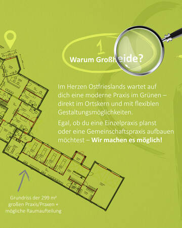 Social-Media Kampagne zur Arztsuche, Abbildung 03, Praxisgrundriss