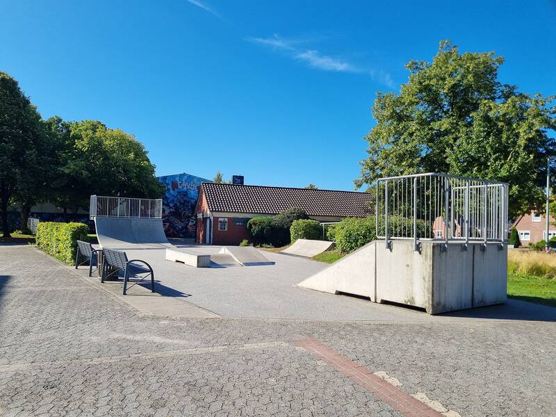 Skateanlage auf dem Campus Großheide