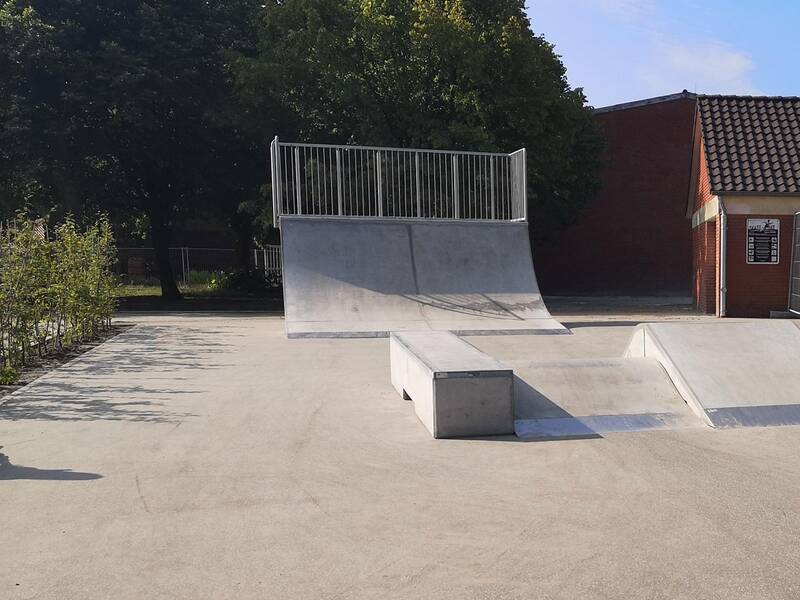 Skateplatz auf dem Campus-Gelände