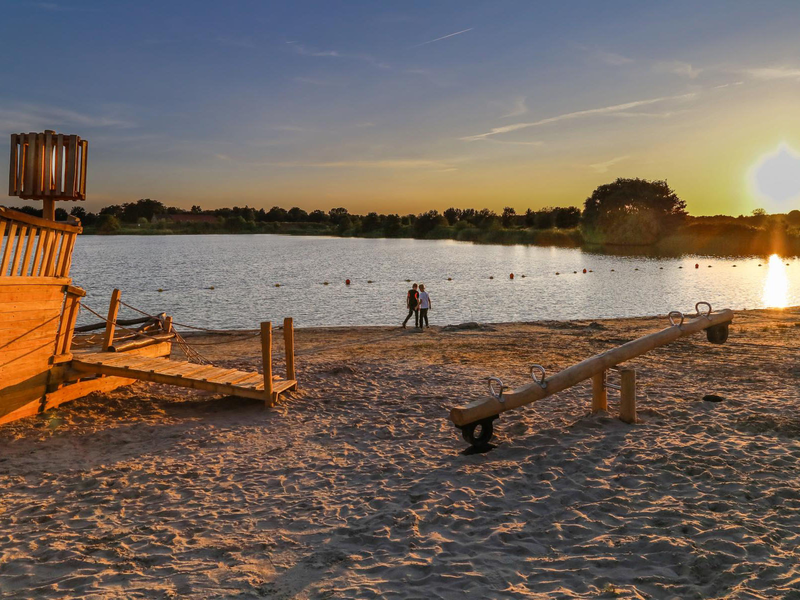 Spielplatz Kieselbucht am Stellplatz der Freizeitanlage