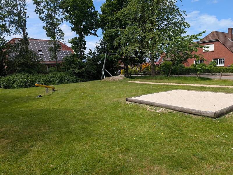 Abbildung von Spielgeräten auf dem Spielplatz Süderkampen
