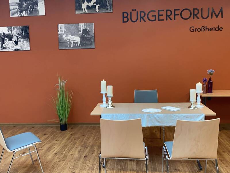 Trauung im Bürgerforum