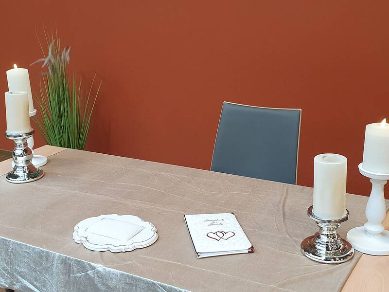 Trauung im Bürgerforum