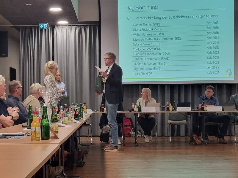 Gemeinderatssitzung am 22.10.2026 - Verabschiedung von Ratsmitgliedern