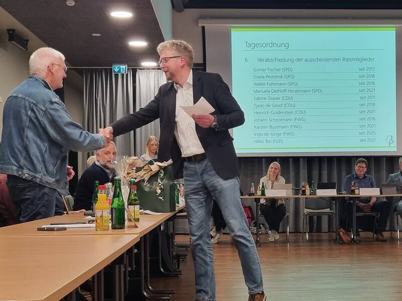 Gemeinderatssitzung am 22.10.2026 - Verabschiedung von Ratsmitgliedern