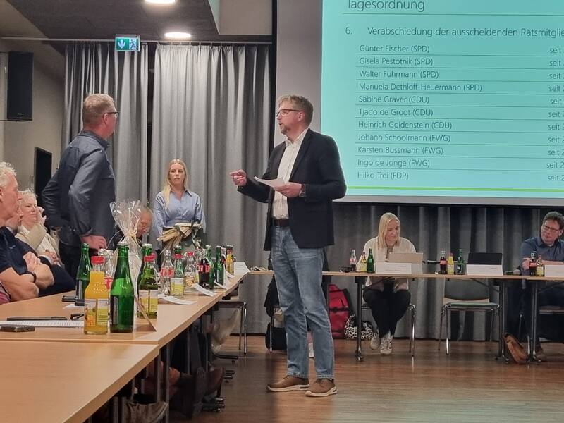 Gemeinderatssitzung am 22.10.2026 - Verabschiedung von Ratsmitgliedern