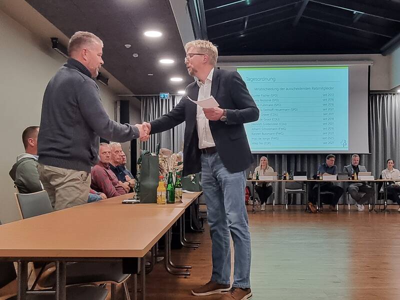 Gemeinderatssitzung am 22.10.2026 - Verabschiedung von Ratsmitgliedern