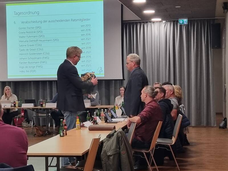 Gemeinderatssitzung am 22.10.2026 - Verabschiedung von Ratsmitgliedern