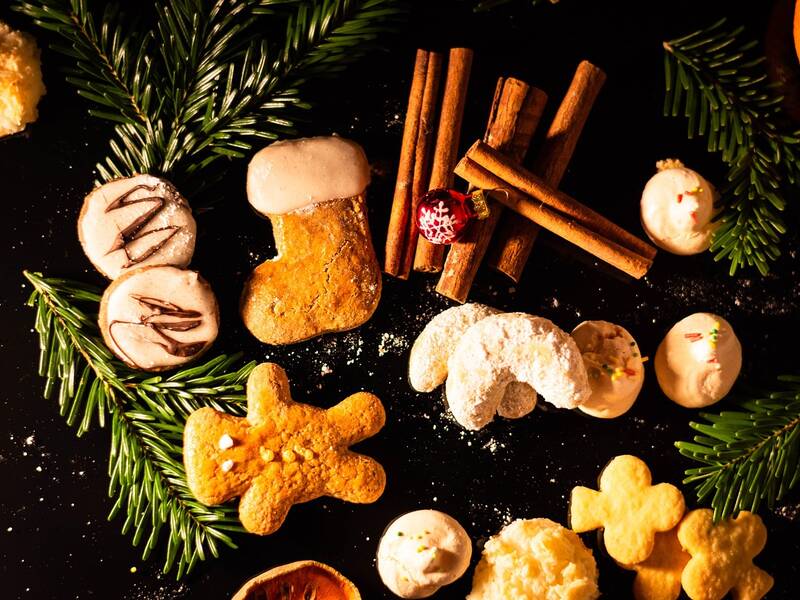 Abbildung von Weihnachtskeksen 