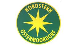 Logo des KBV Nordstern Ostermoordorf. Ein grüner Kreis mit gelbem Schriftzug und einem gelben Stern